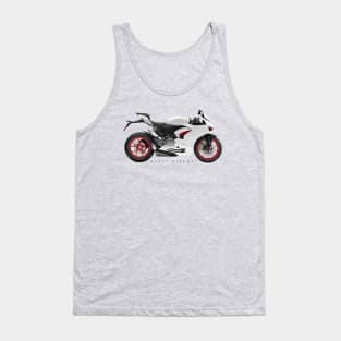 Ducati Panigale V2 20 white sn Tank Top